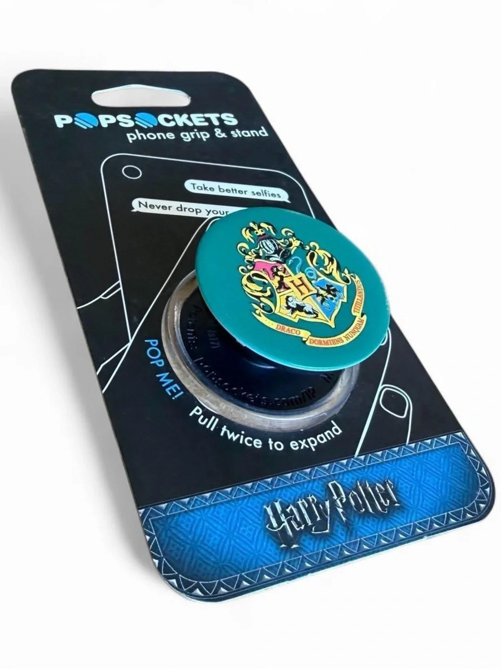 PopSocket Harry Potter Hogwarts Crest Teal NWT